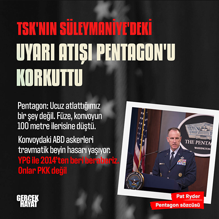Pentagon'dan TSK açıklaması