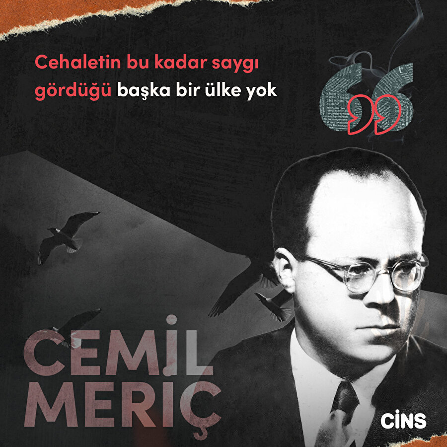 Cemil Meriç'ten cehalet üzerine 