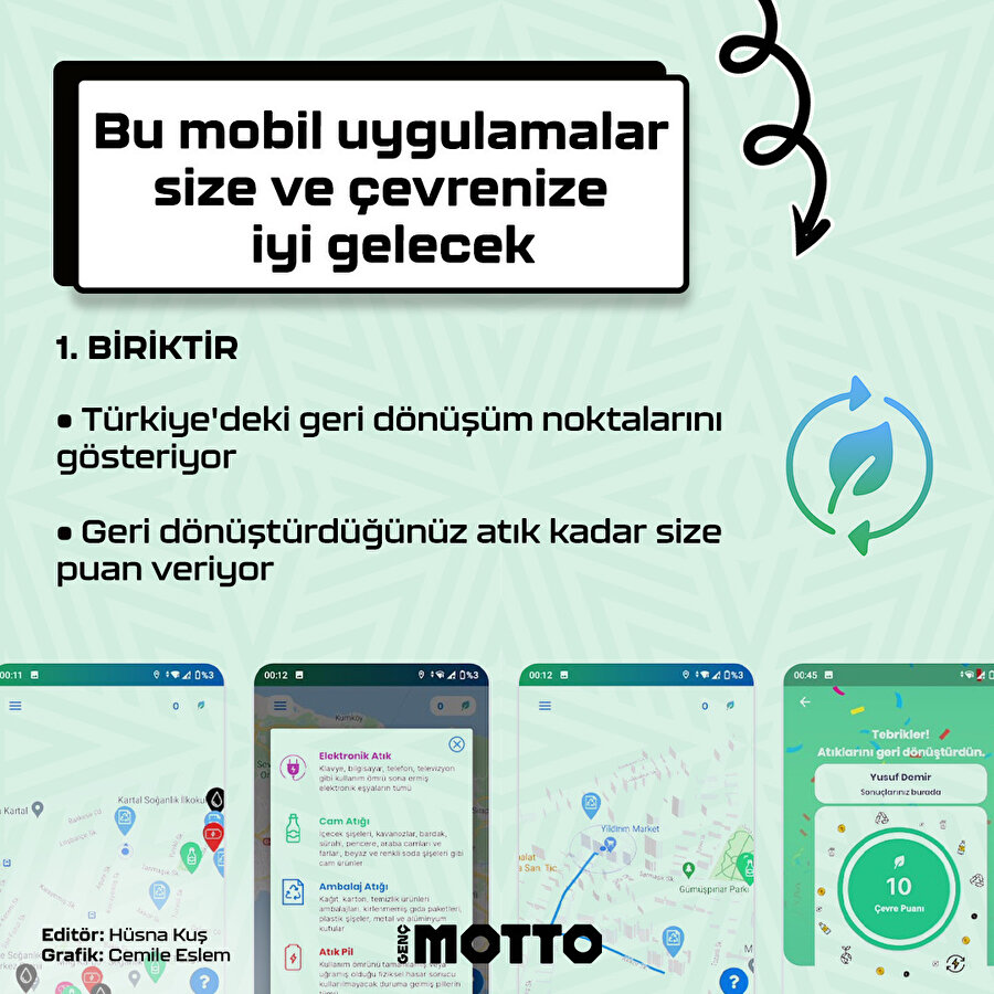 Bu mobil uygulamalar size ve çevrenize iyi gelecek
