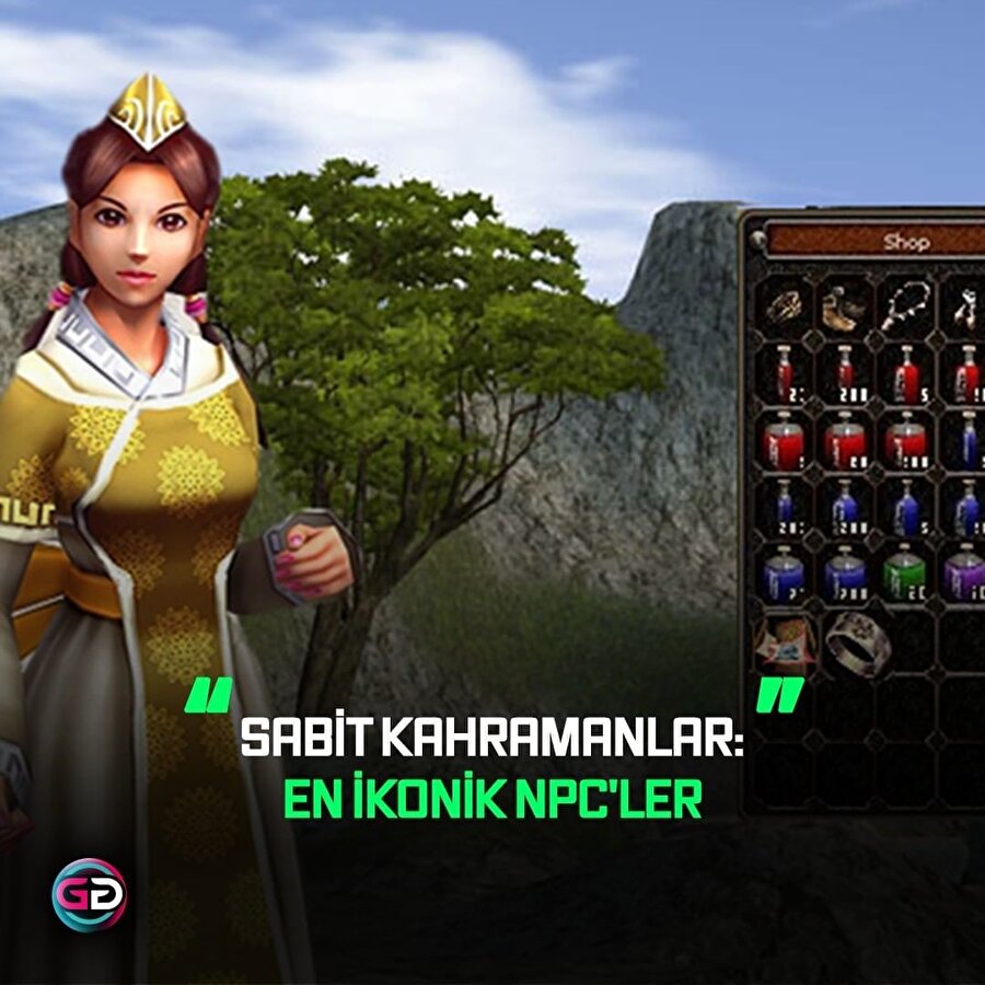 Sabit kahramanlar: en ikonik npc'ler