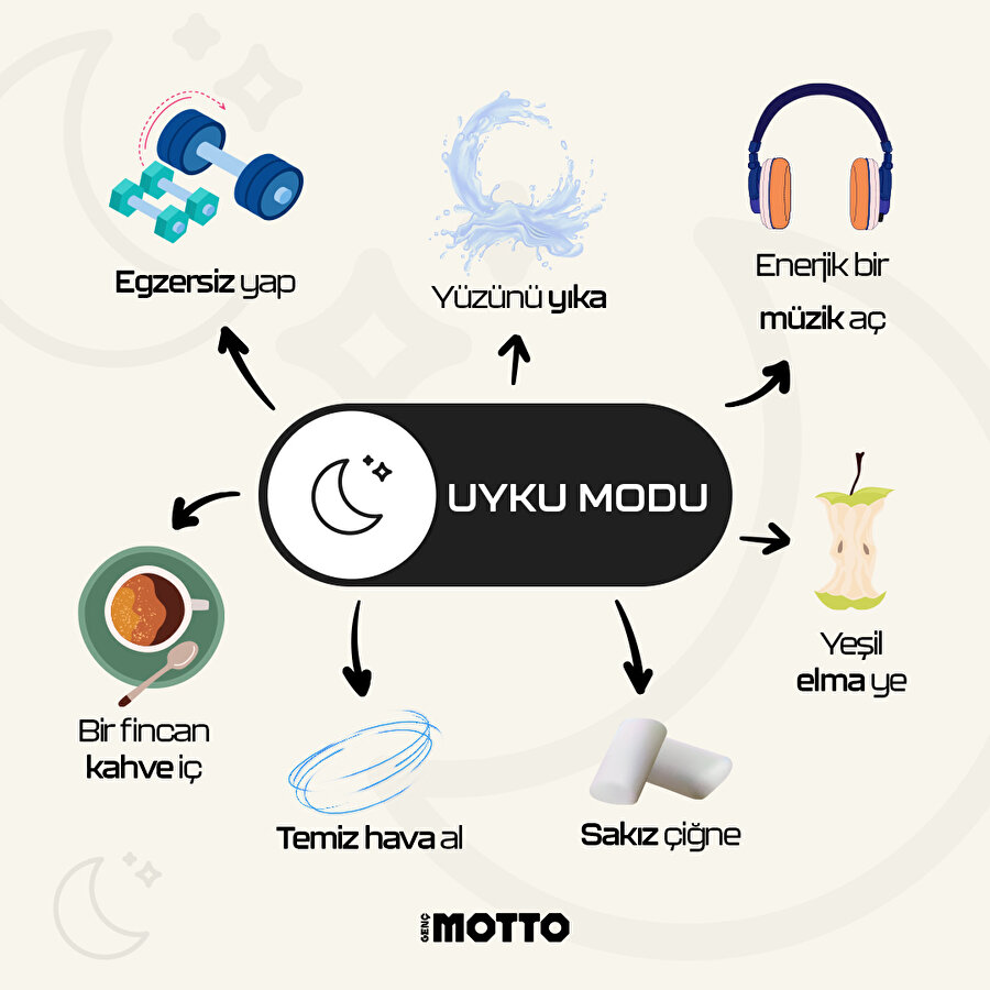 Uyuklamamak için neler yapmalı?