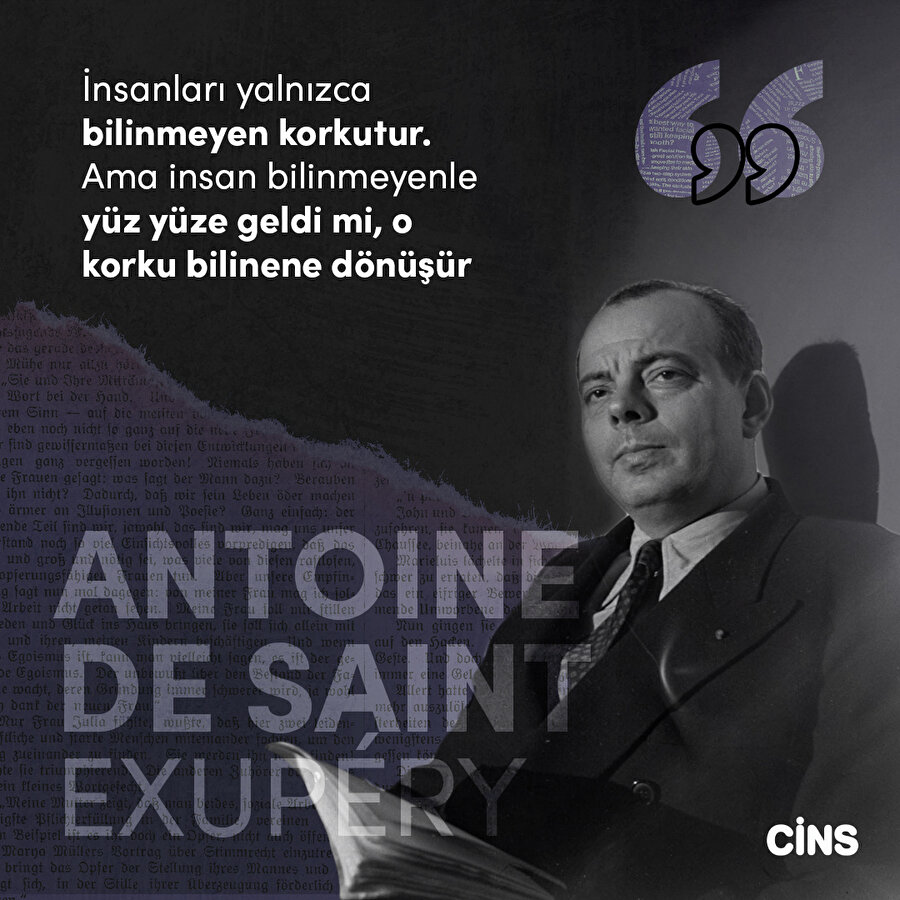 Antoine de Saint-Exupéry ve korku