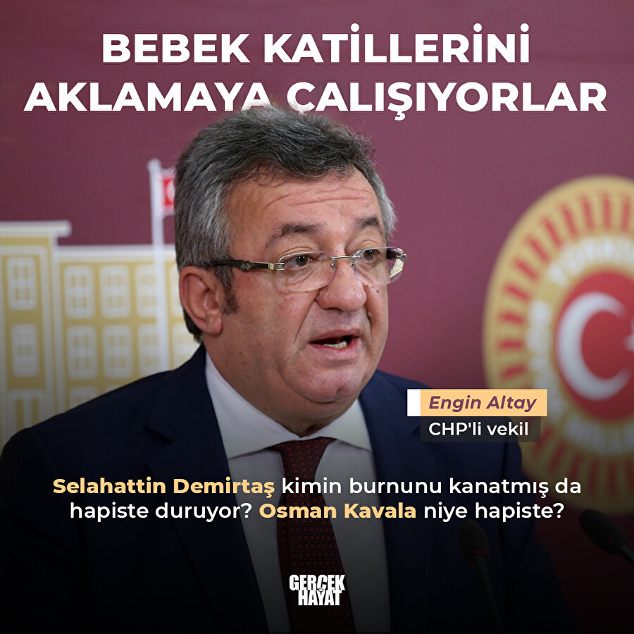 CHP'li Engin Altay: Demirtaş neden hapiste?