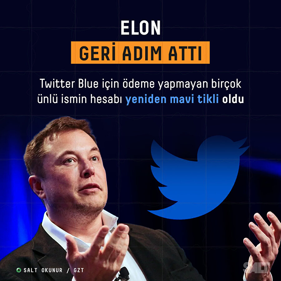 Elon Musk'tan geri adım 