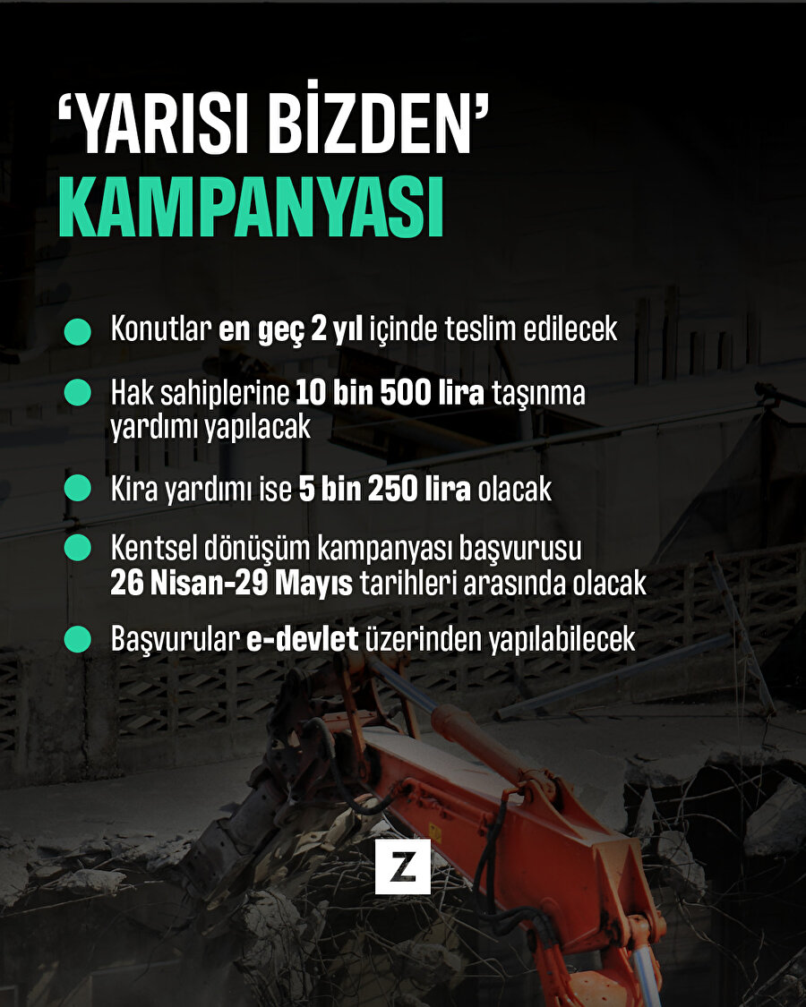 Yarısı Bizden’ kampanyası