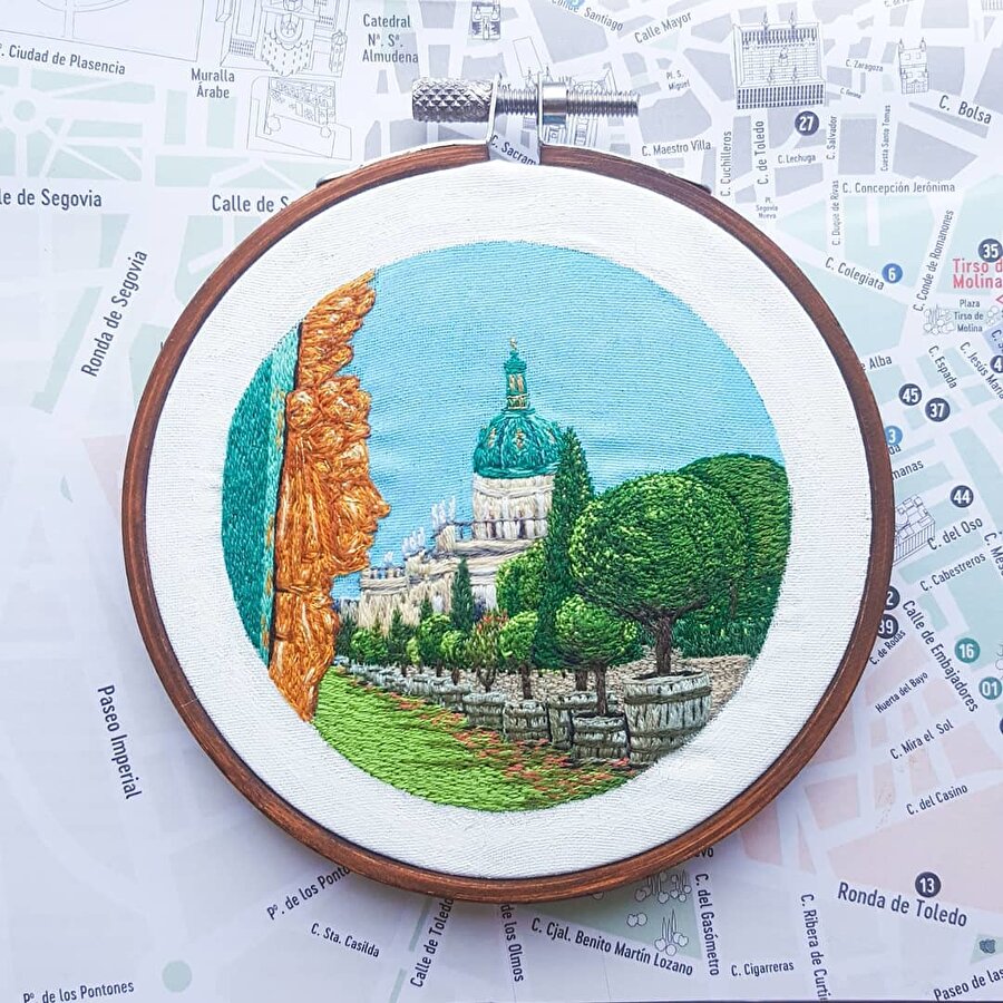 İşlenmiş seyahat anıları 🧵