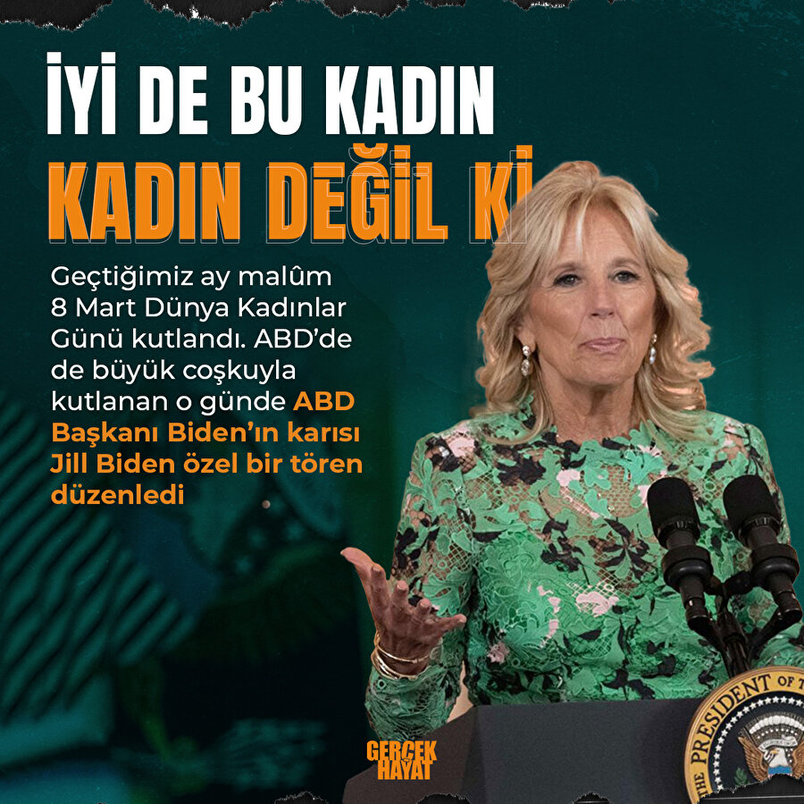 Biden'ın karısı travestiye ödül verdi