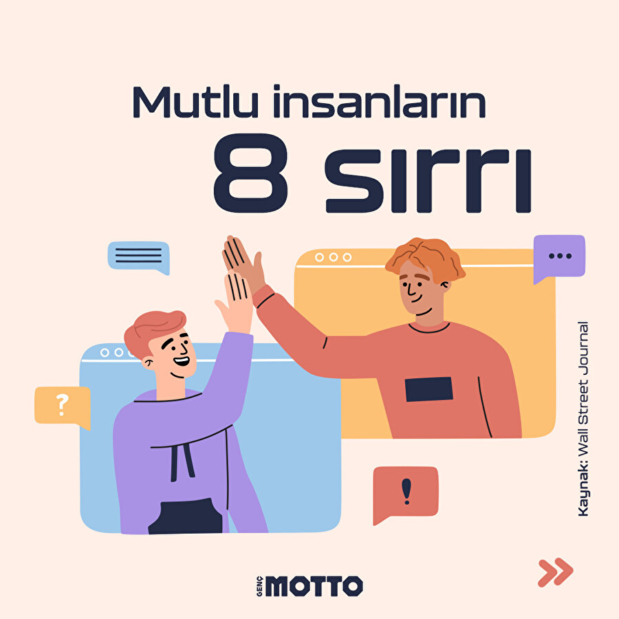 Mutlu insanların 8 sırrı