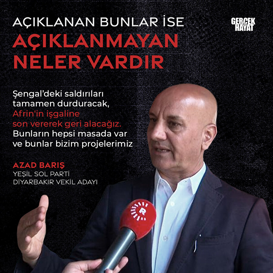 Yeşil Sol Parti'li aday, Afrin'i geri alacaklarını söyledi