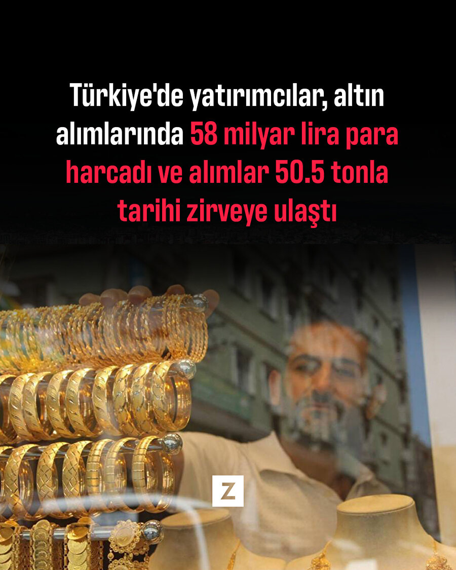 Altın yatırımında tarihi zirve