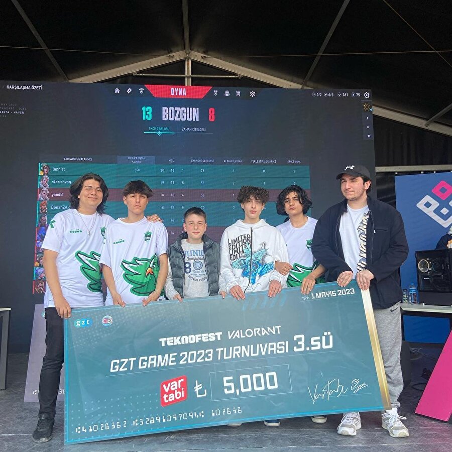 Teknofest 2023’te düzenlediğimiz VALORANT turnuvamızın üçüncüsü belli oldu