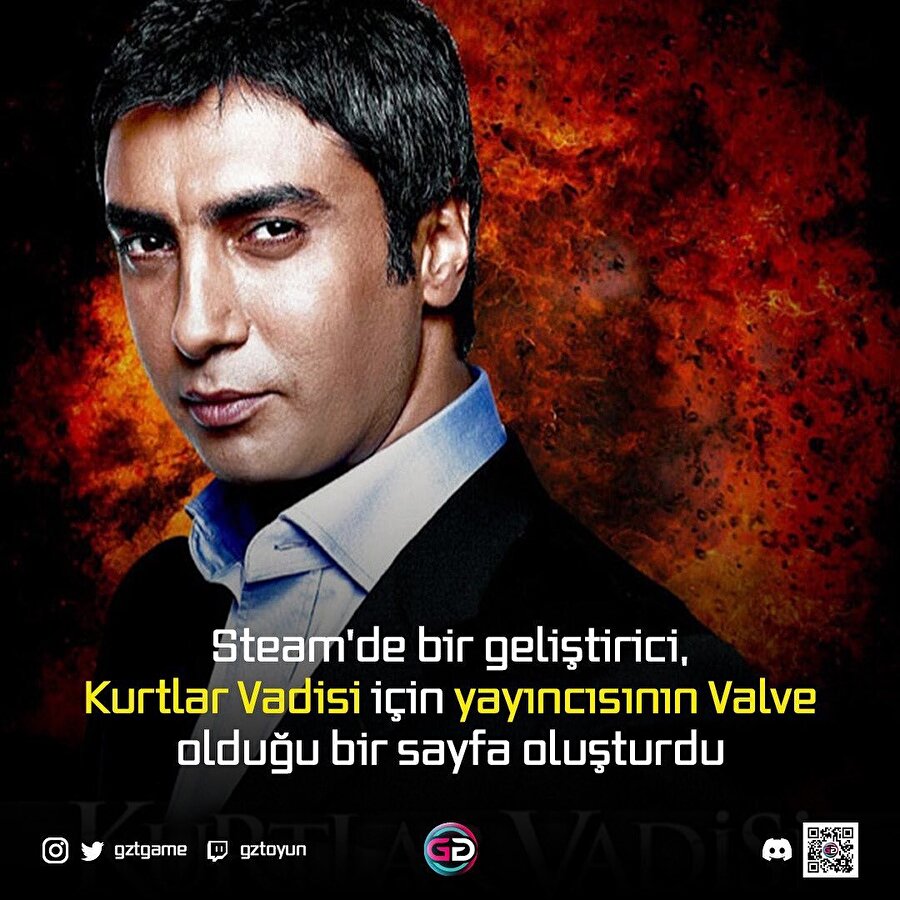 Steam'de bir geliştirici Kurtlar Vadisi için yayıncısının Valve olduğu bir sayfa oluşturdu