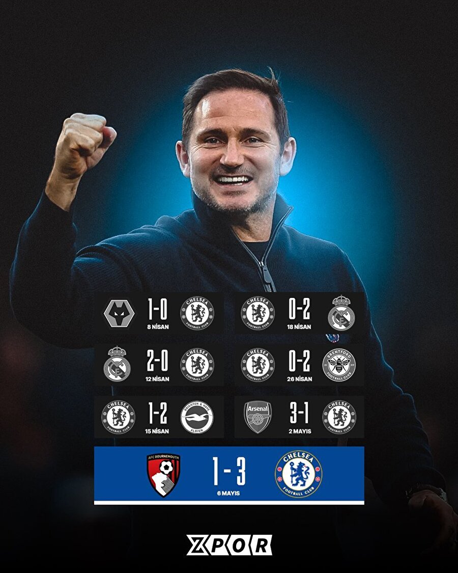 Chelsea, Frank Lampard ile ilk galibiyetini aldı