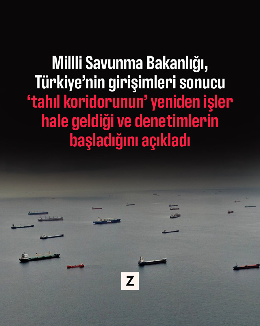 Tahıl koridoru yeniden işler hale geldi