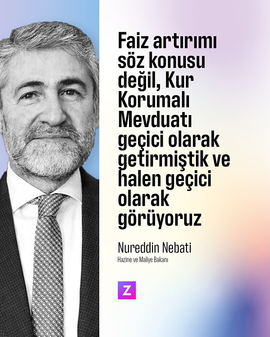 Bakan Nebati: Faiz artırımı söz konusu değil, bu çok net