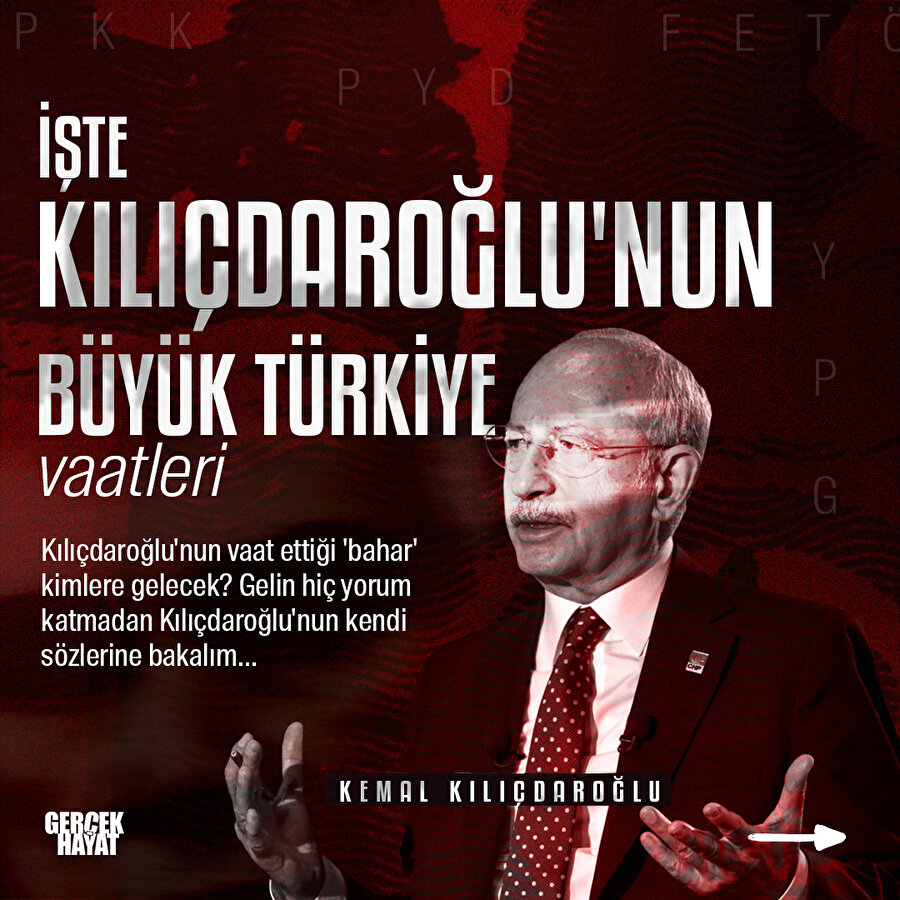 İşte Kılıçdaroğlu'nun vaatleri