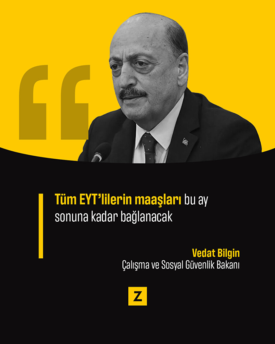 Tüm EYT’lilerin maaşları bu ay sonuna kadar bağlanacak