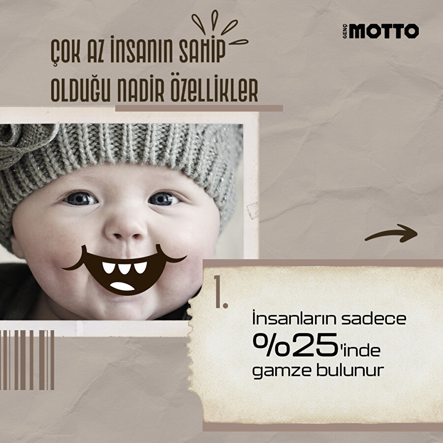 Çok az insanın sahip olduğu nadir özellikler