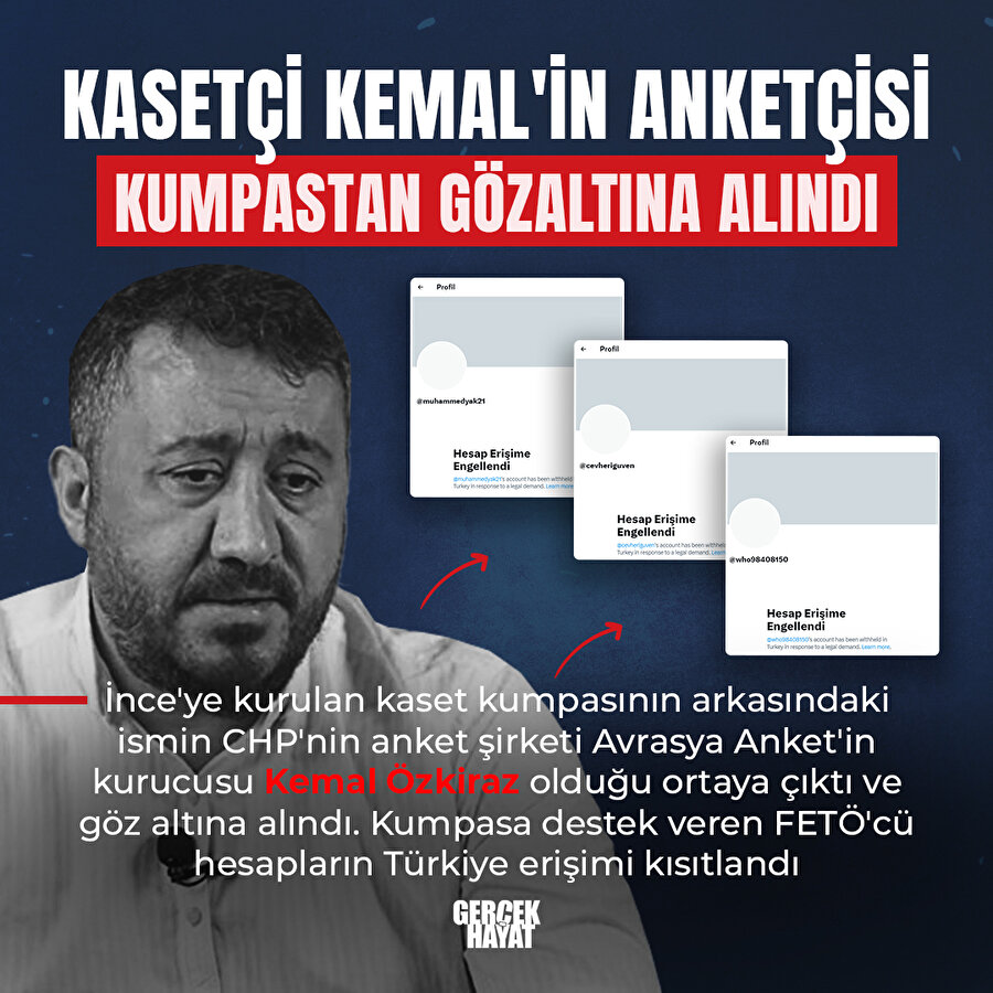 Kemal Özkiraz gözaltına alındı