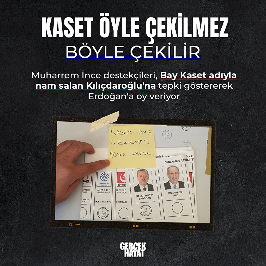 Memleket Partililerin tercihi de Erdoğan oldu