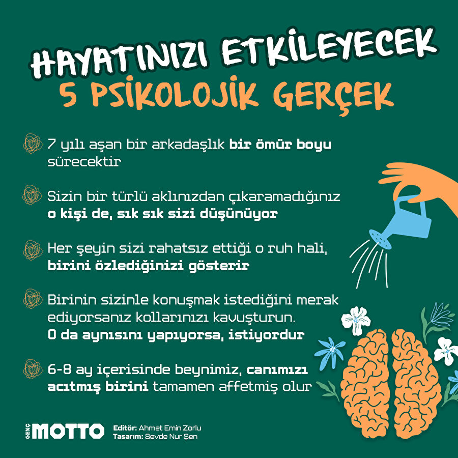 Hayatınızı etkileyecek 5 psikolojik gerçek