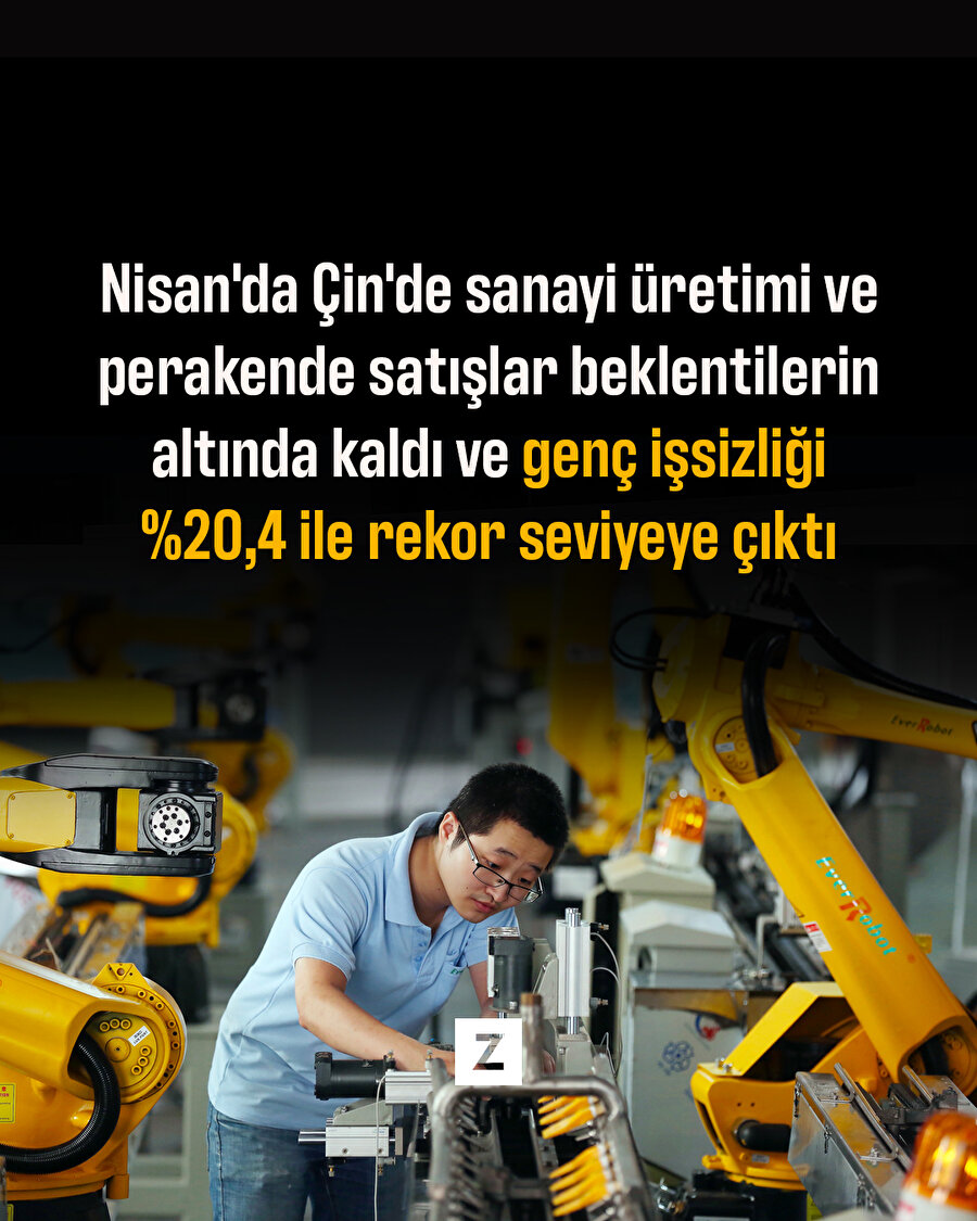 Çin'de genç işsizliği, Nisan'da %20,4 ile rekor seviyeye çıktı