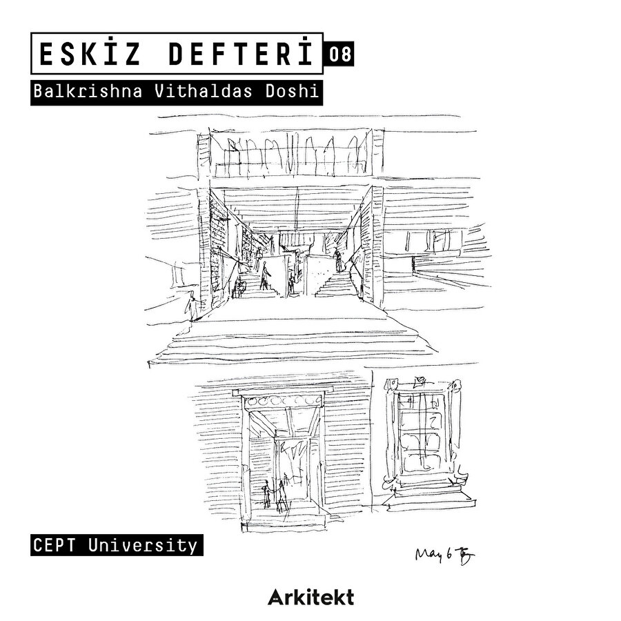 Eskiz Defteri 08: Balkrishna Vithaldas Doshi