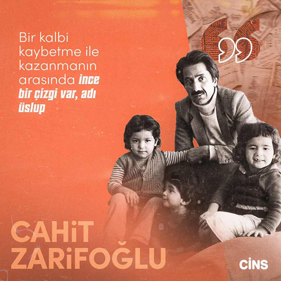 Cahit Zarifoğlu'ndan üslup üzerine 
