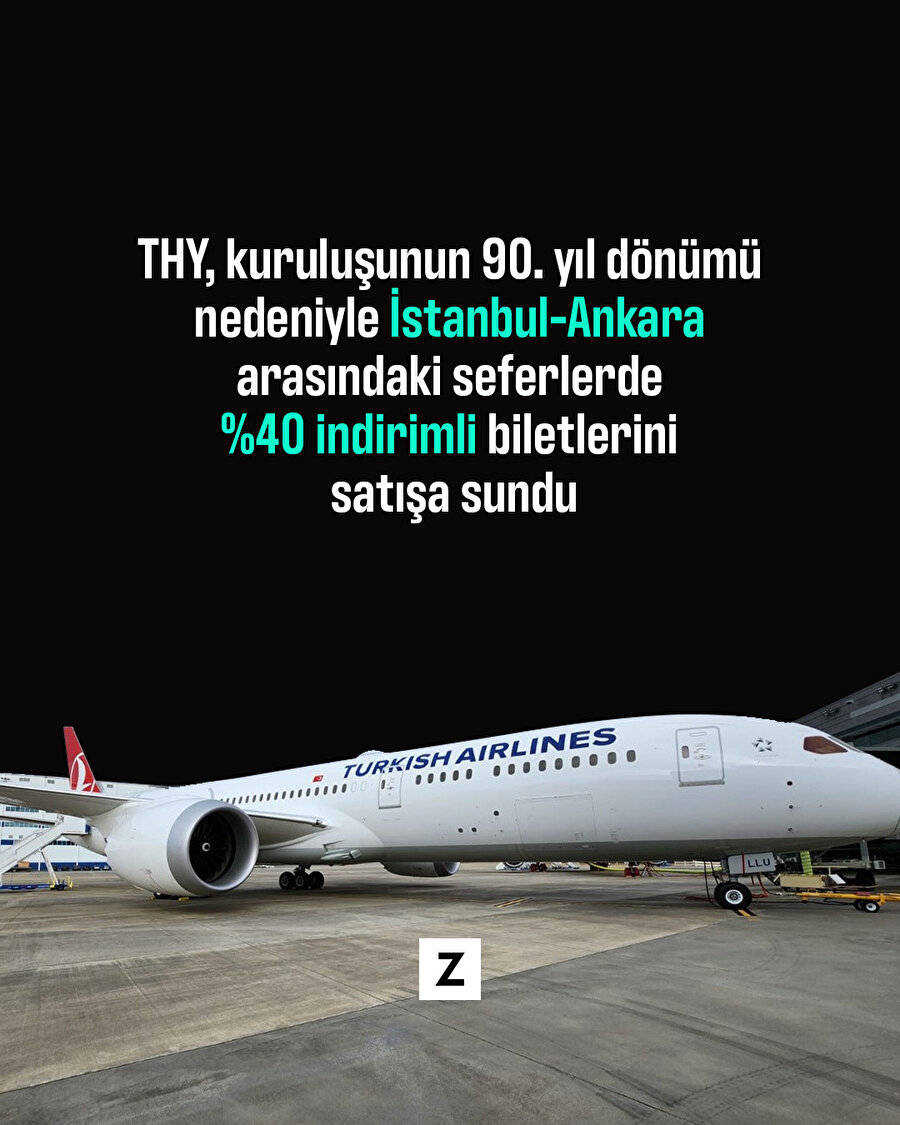 THY 90. yıla özel indirimli bilet kampanyası başlattı