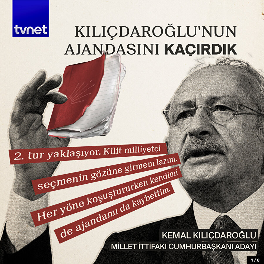 Kılıçdaroğlu'nun 2.tur ajandasını kaçırdık !