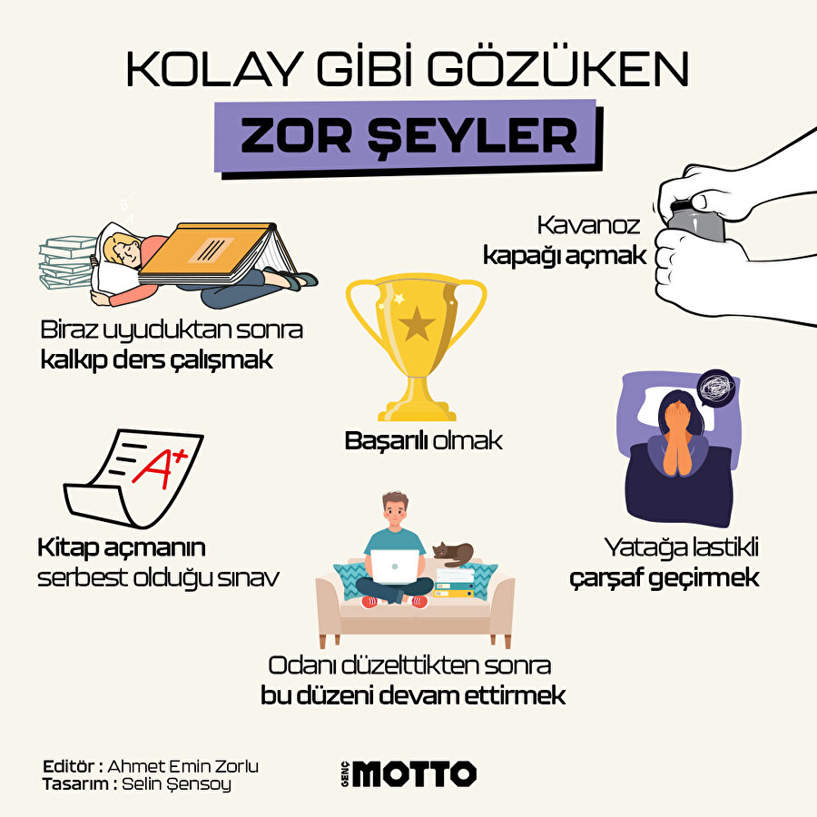 Kolay gibi gözüken zor şeyler