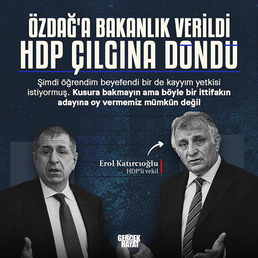 HDP, Özdağ'ın ittifaka katılmasına tepki gösterdi