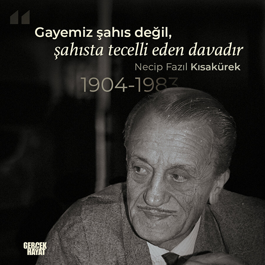 Necip Fazıl'ı rahmetle anıyoruz