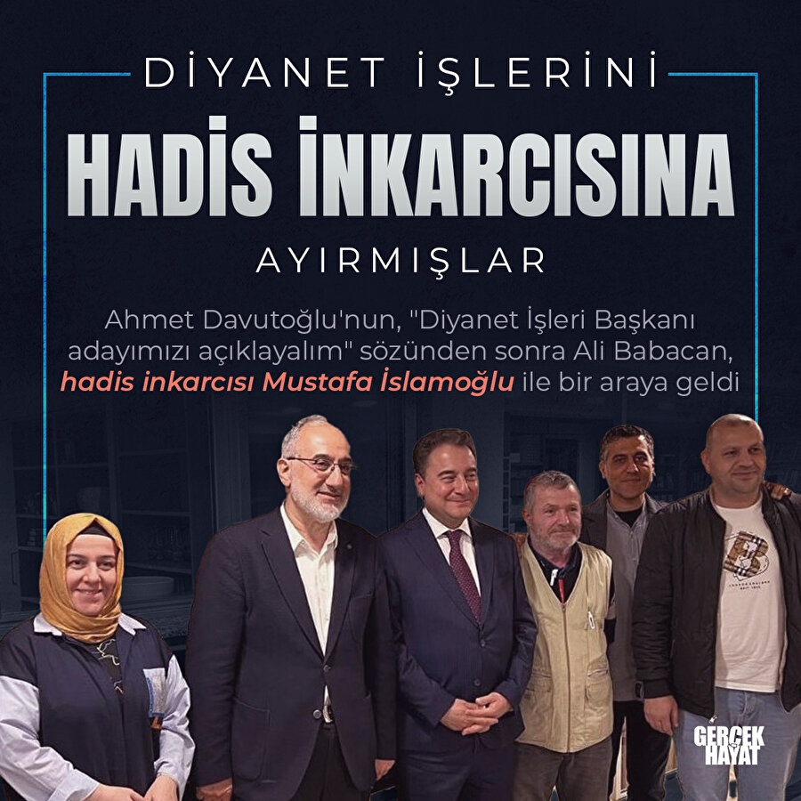 Ali Babacan, hadis inkarcısı İslamoğlu'nu ziyaret etti