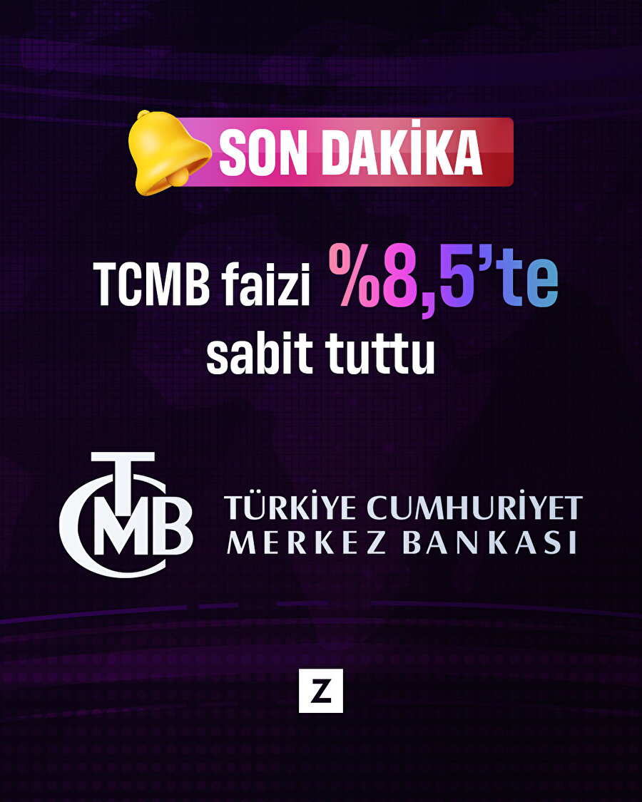 Merkez Bankası Mayıs ayı politika faizini %8,5’te sabit tuttu