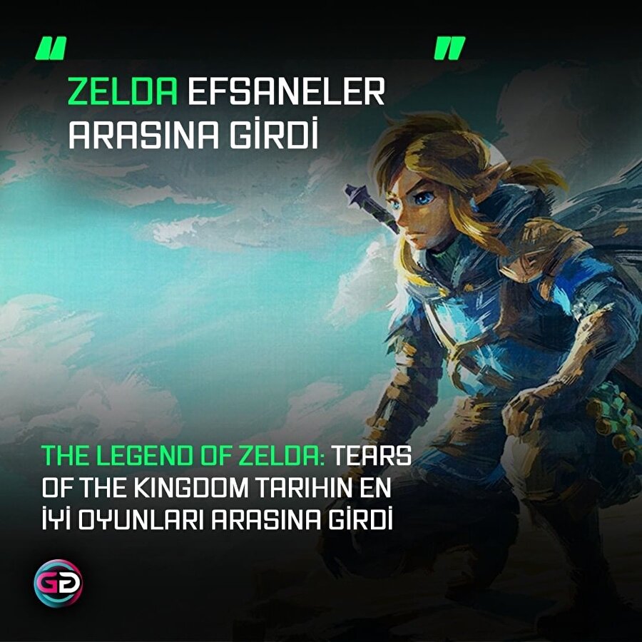 Zelda efsaneler arasına girdi