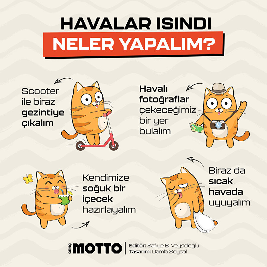 Havalar ısındı neler yapalım?