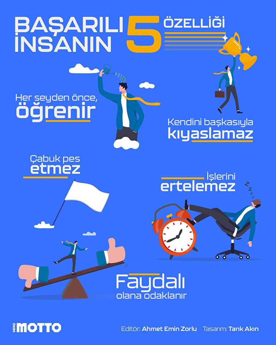 Başarılı 5 insan özelliği 