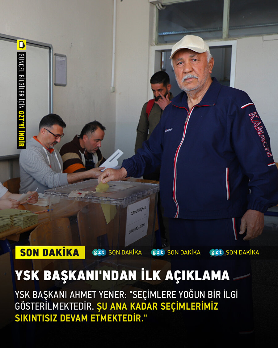 YSK Başkanı'ndan ilk açıklama