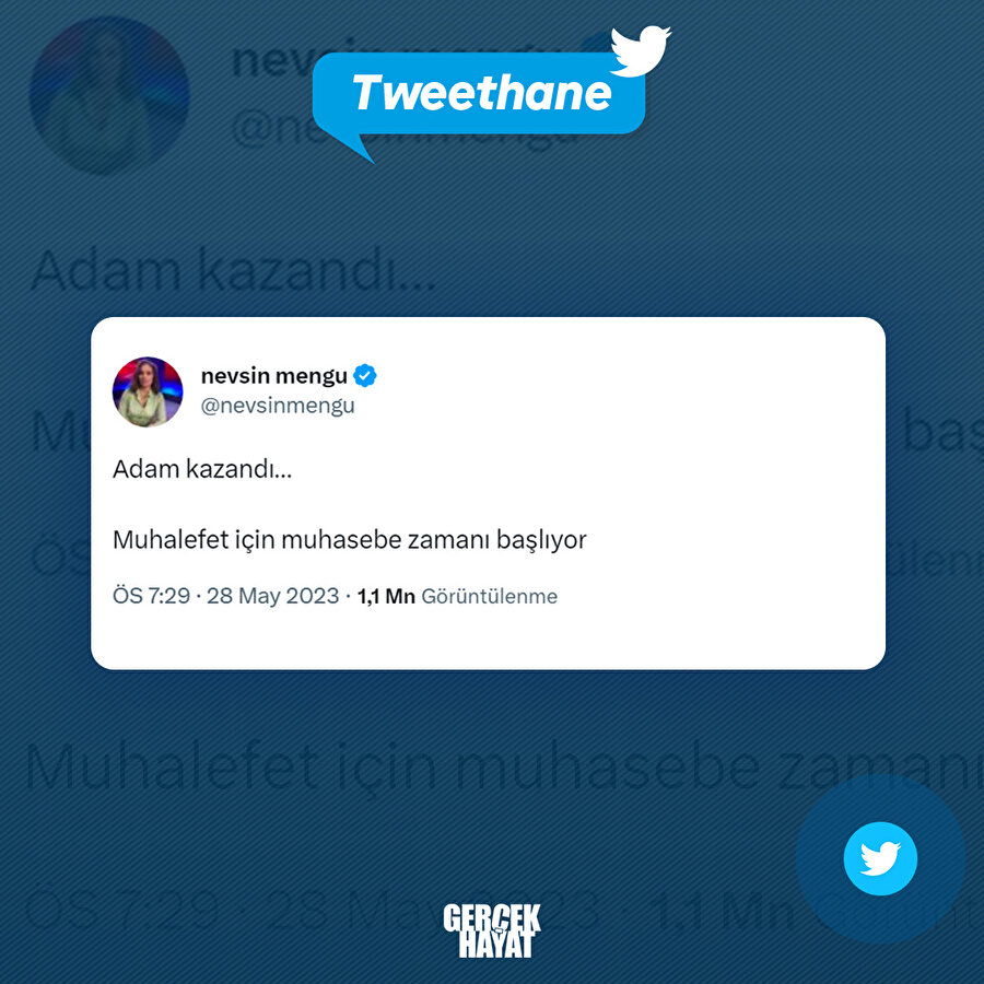 Nevşin Mengü: Adam kazandı