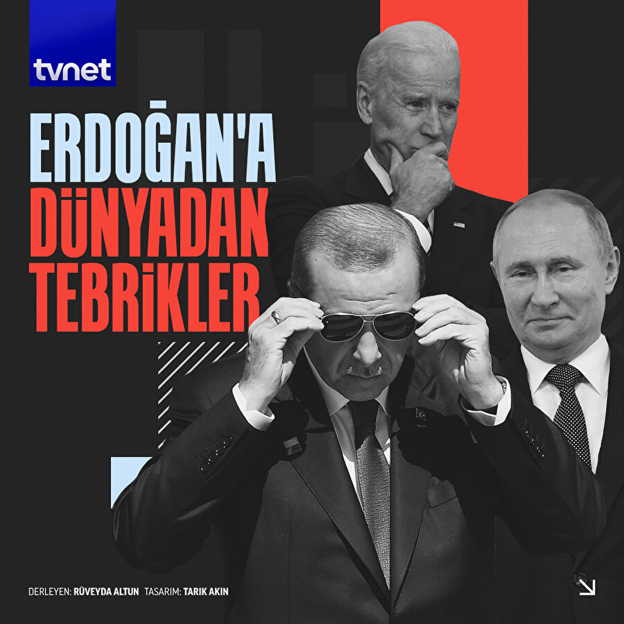  Dünya liderleri Erdoğan’ı tebrik etti