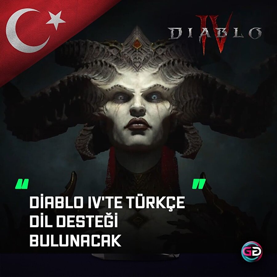 Diablo 4'te Türkçe dil desteği olacak