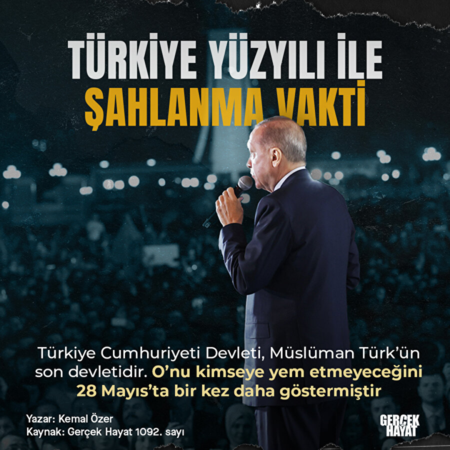 Şimdi şahlanma vaktidir