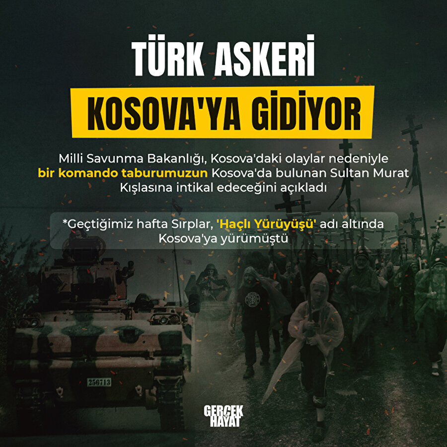 TSK Kosova'ya gidiyor
