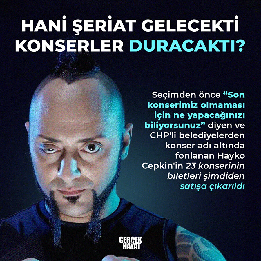 Hani konserler bitirilecekti