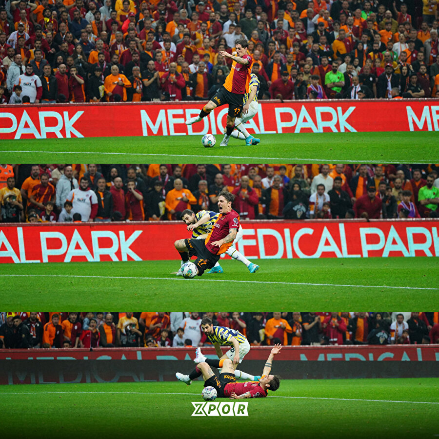 Luan Peres kırmızı kart gördü! 