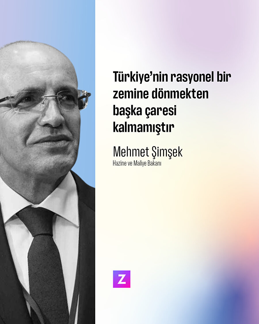 Mehmet Şimşek: Rasyonel zemine dönmekten başka çare kalmadı