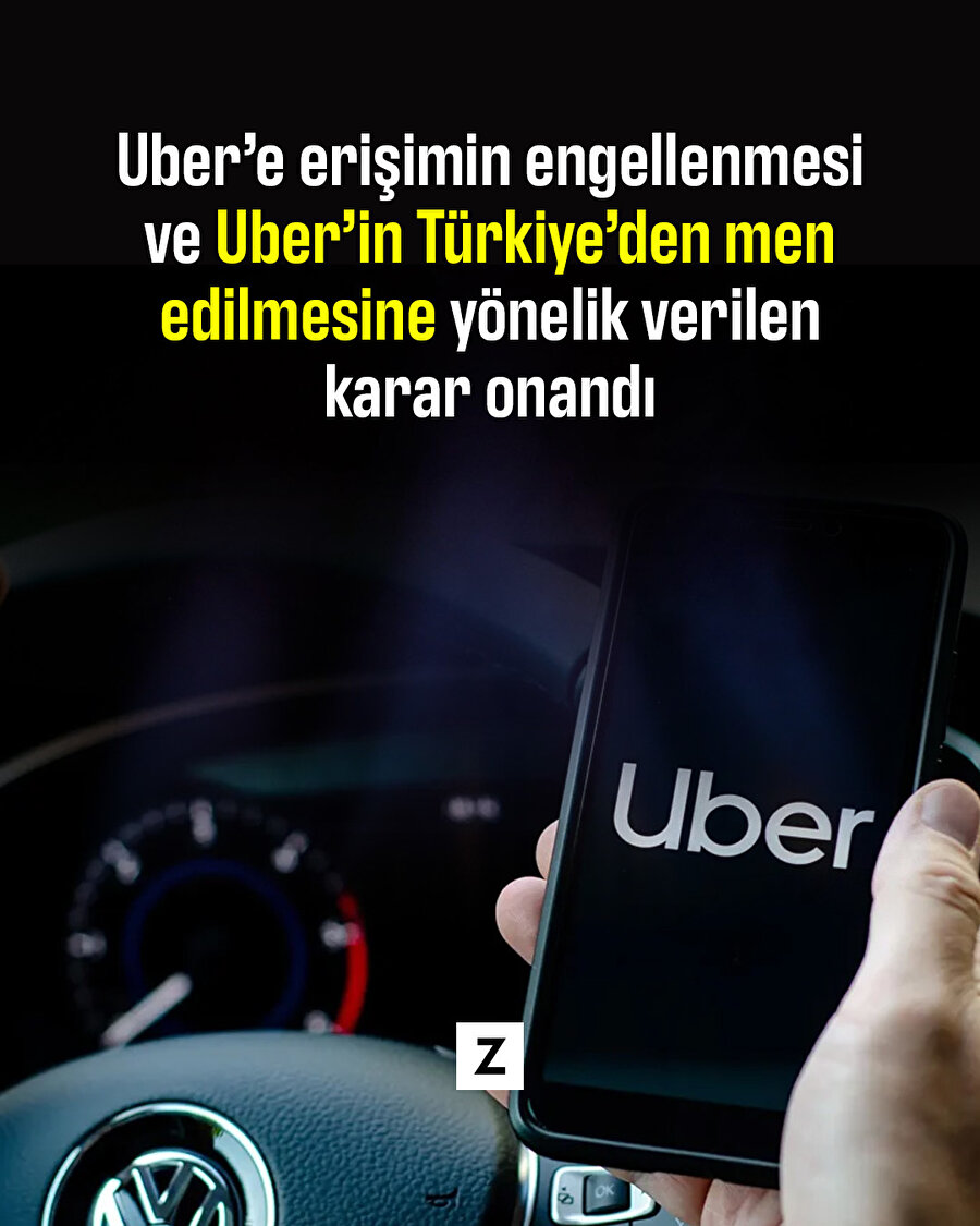 Yargıtay, Uber için men kararını onadı 