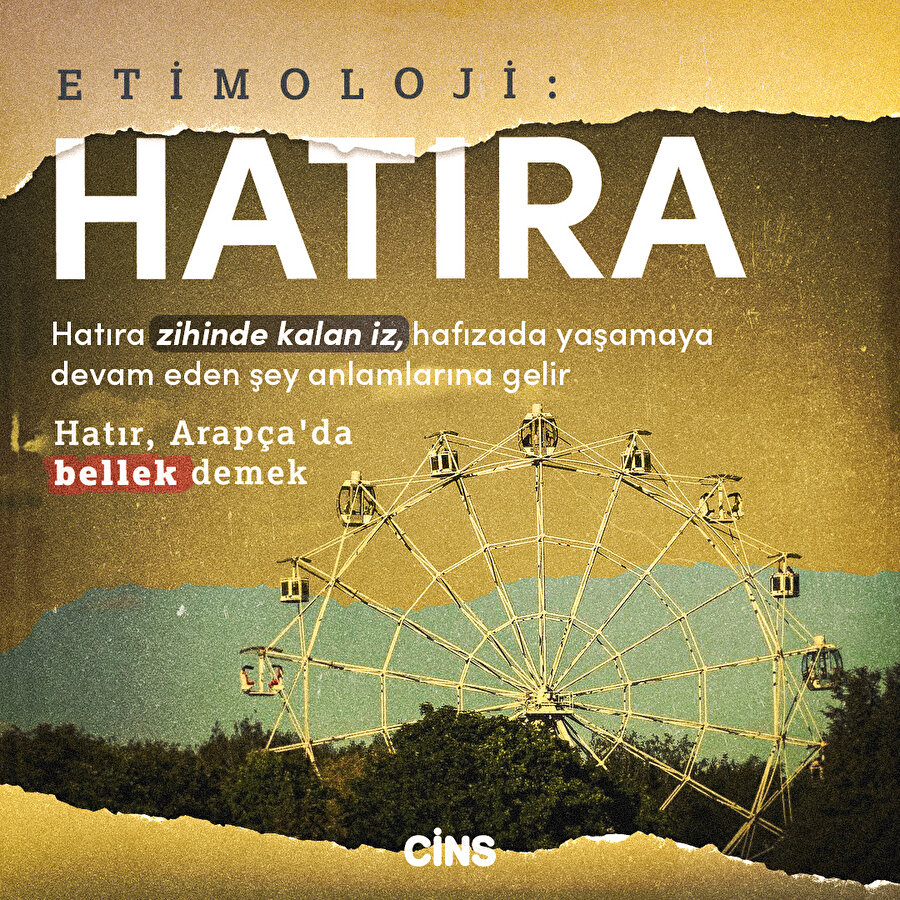Etimoloji: Hatıra
