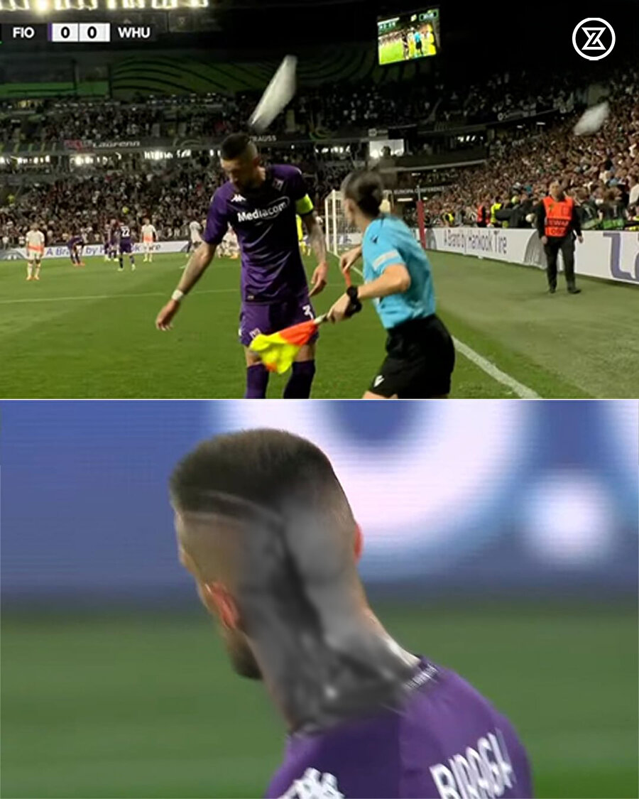 Futbolcunun kafasını yardılar!